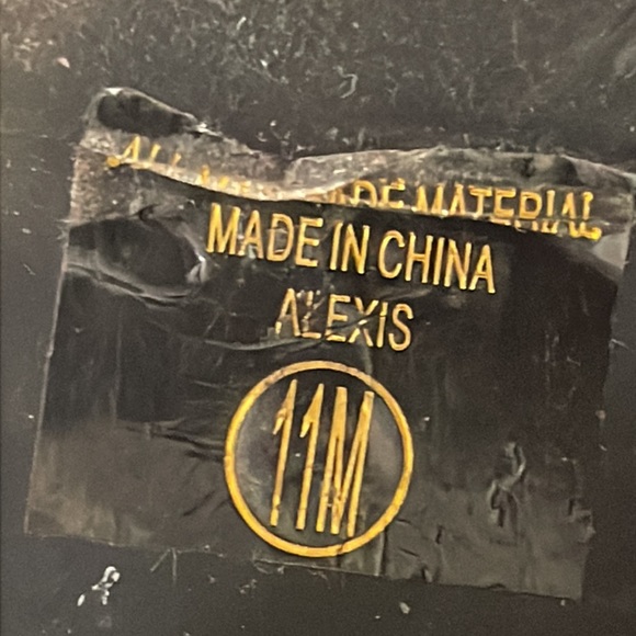 UNR8ED Alexis Black Grey  Side Zipper Combat Boots New Women’s Size 11 - Picture 11 of 13